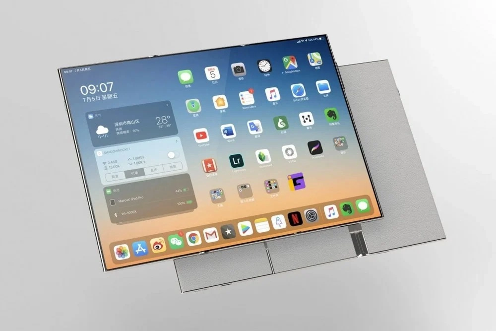 Eye-catching tri-fold phone concept from OPPO!