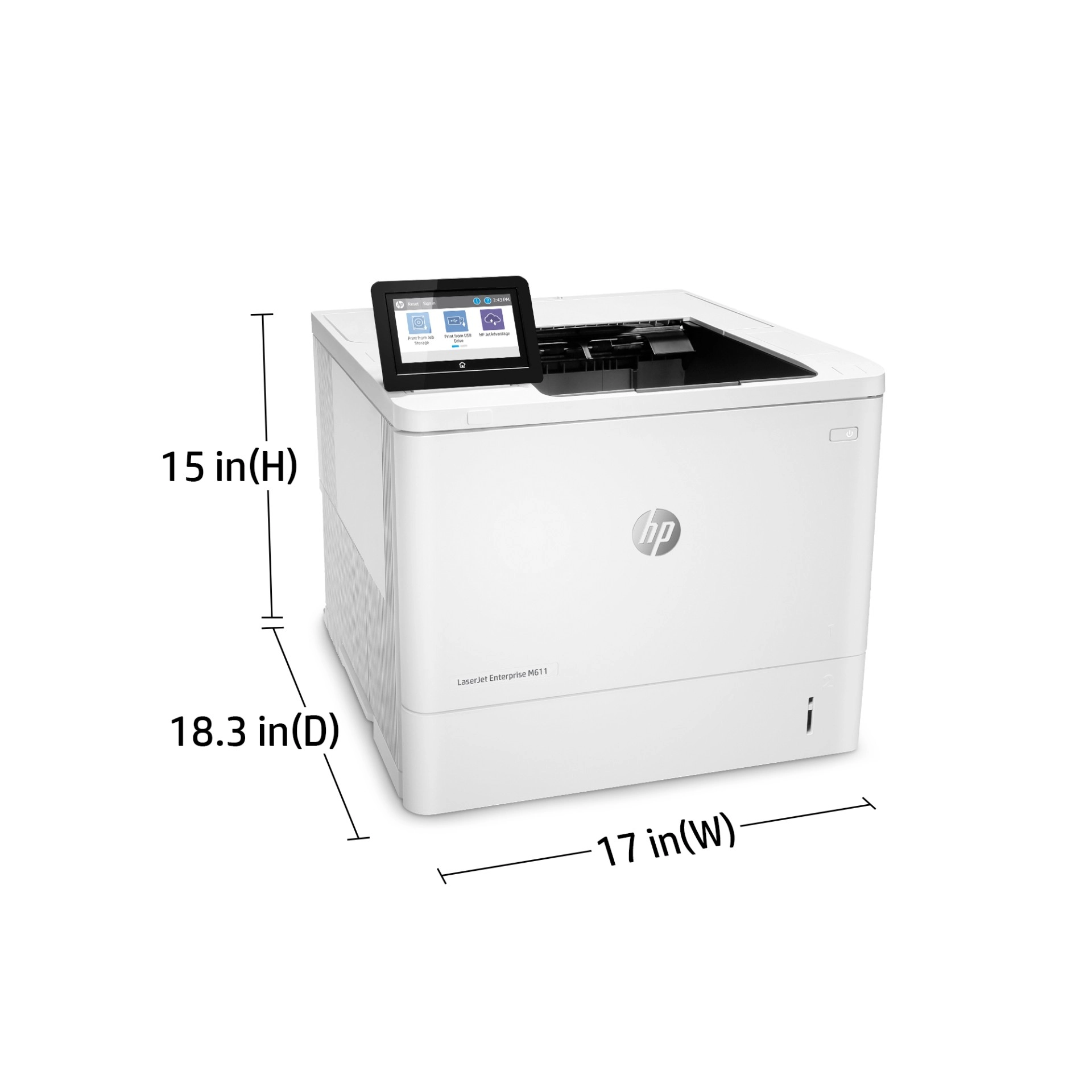 طابعة HP LaserJet Enterprise M611dn (7PS84A)