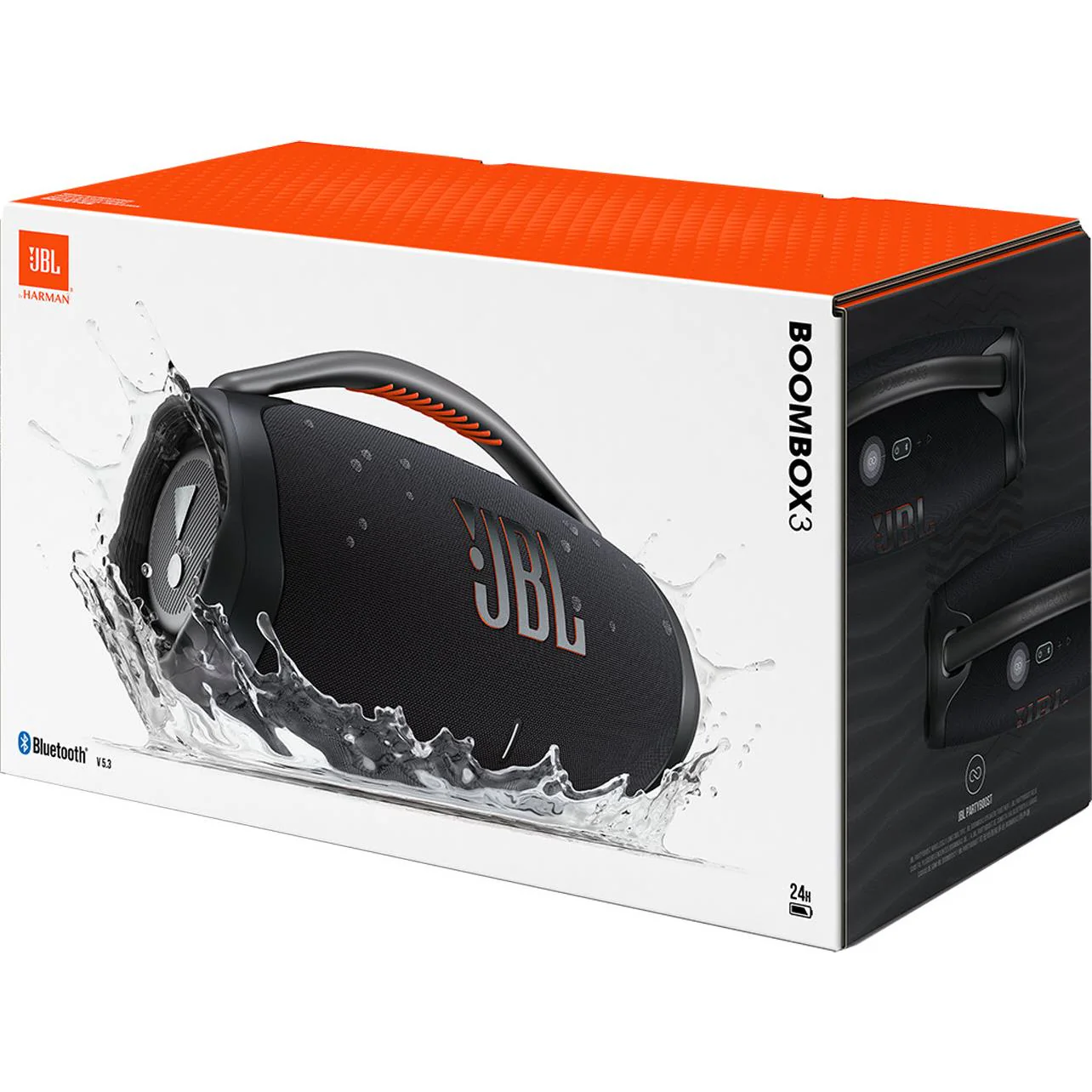 JBL Boombox 3 Black (JBLBOOMBOX3BLKUK)