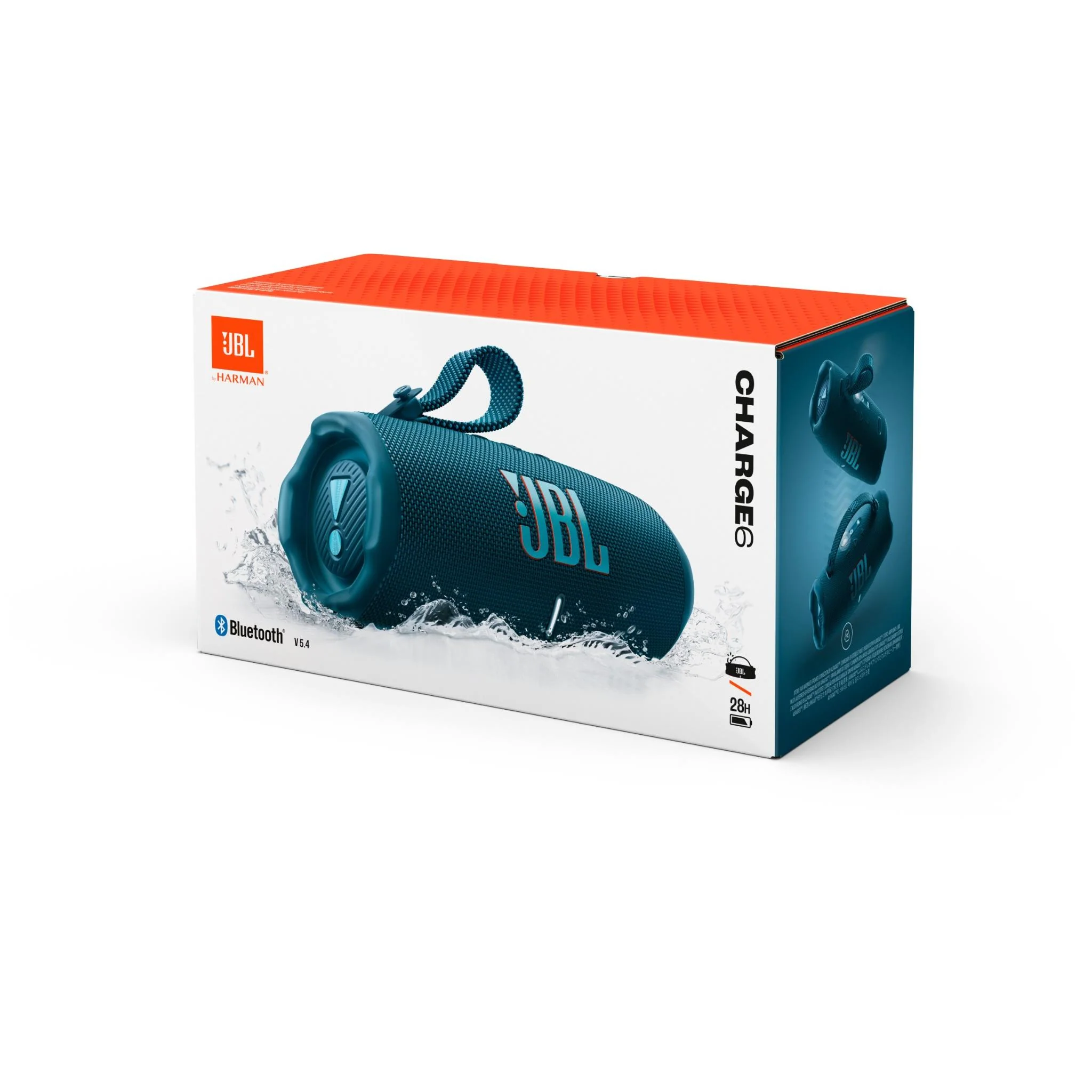 Портативная колонка JBL Charge 6, Синяя (JBLCHARGE6BLU)