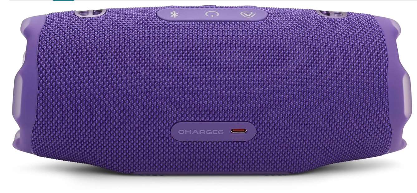Портативная колонка JBL Charge 6, Фиолетовая (JBLCHARGE6PUR)