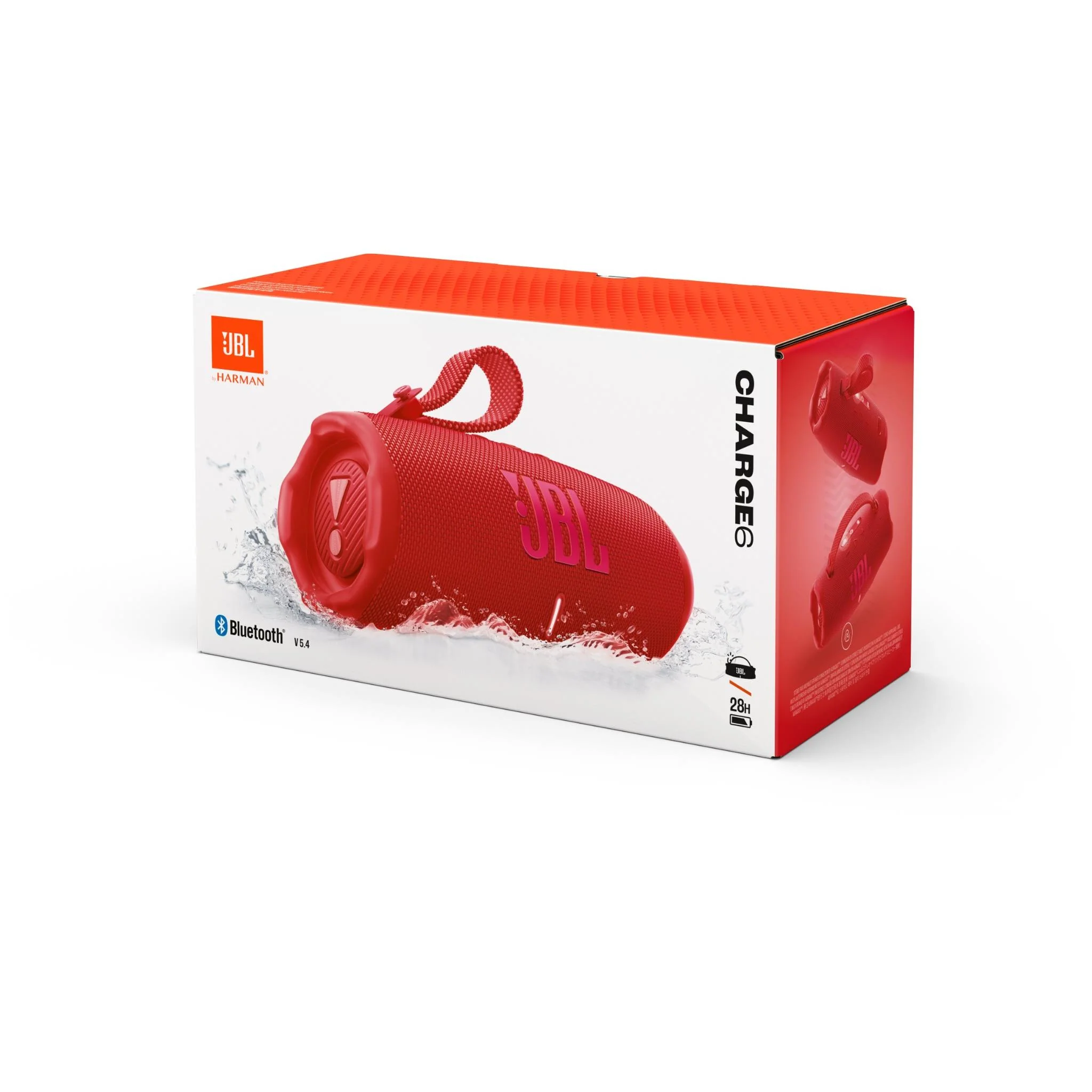 Портативная колонка JBL Charge 6, Красная (JBLCHARGE6RED)