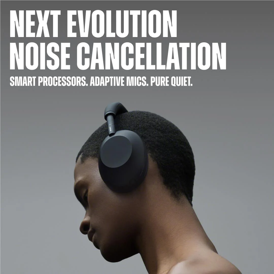 Беспроводные наушники Sony WH-1000XM6, Чёрные (4548736162624)