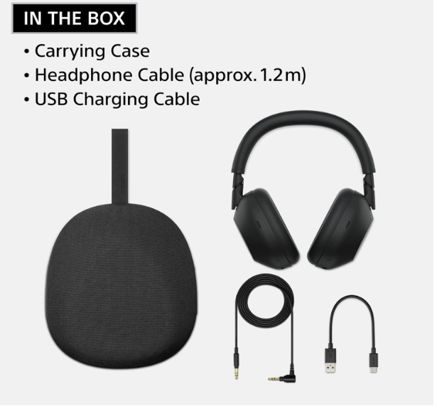 Беспроводные наушники Sony WH-1000XM6, Чёрные (WH1000XM6/BME)
