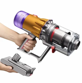 مكنسة كهربائية Dyson V12s Detect Slim Submarine SV46 أصفر نيكل