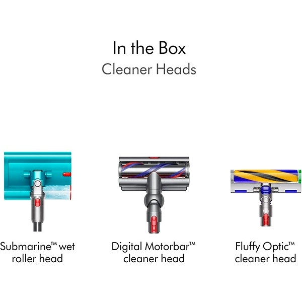 Пылесос Dyson V15s Detect Submarine SV47 Желтый Никель