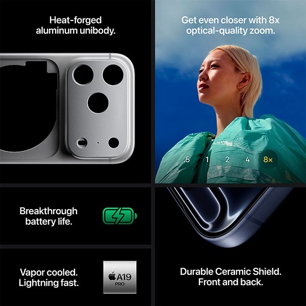iPhone 17 Pro Max بسعة 1 تيرابايت فضي