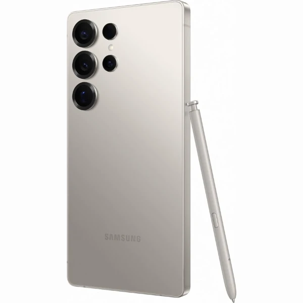 Samsung Galaxy S25 Ultra ‏(SM-S938) بسعة 12 جيجابايت / 512 جيجابايت 5G رمادي تيتانيوم