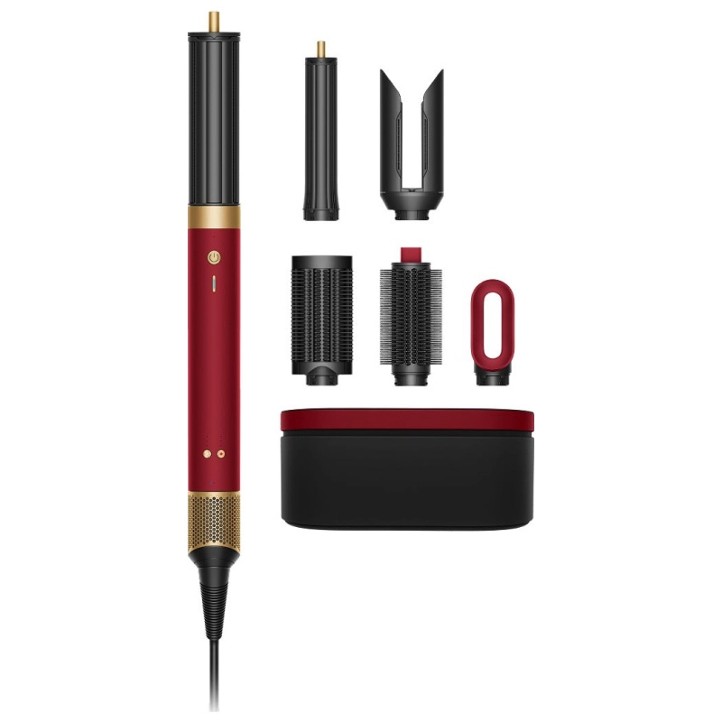 Hair Dryer Dyson HS09 Airwrap co-anda 2x Red Velvet Gold