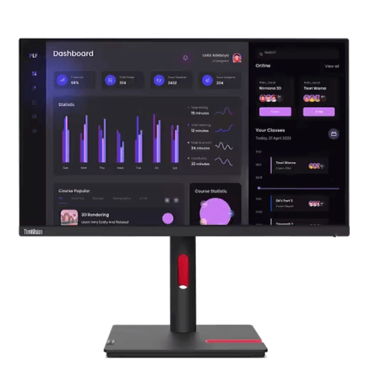 Lenovo Monitor ThinkVision T24i-30 (63CFMATXUK)