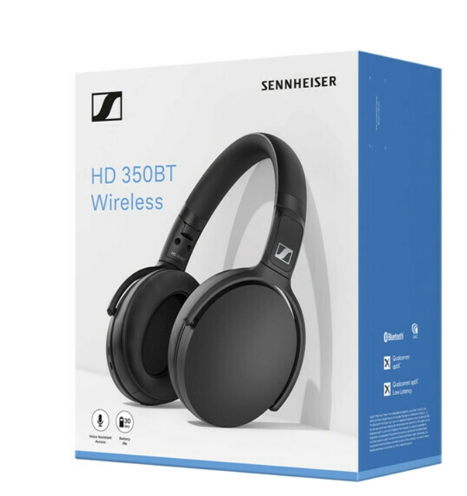 Беспроводная гарнитура Sennheiser HD 350BT, Чёрная (508384)