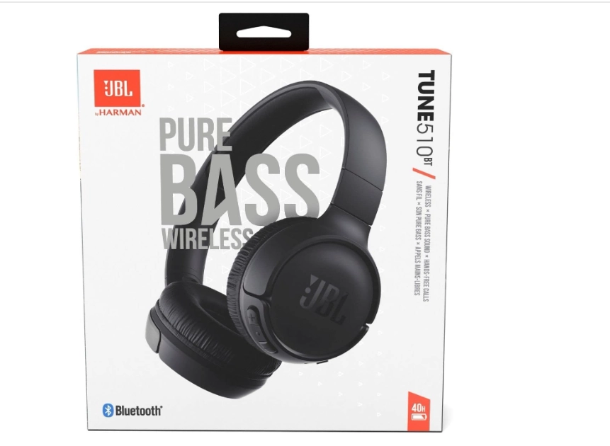Беспроводные наушники JBL Tune 510BT, Чёрные (6925281987267)