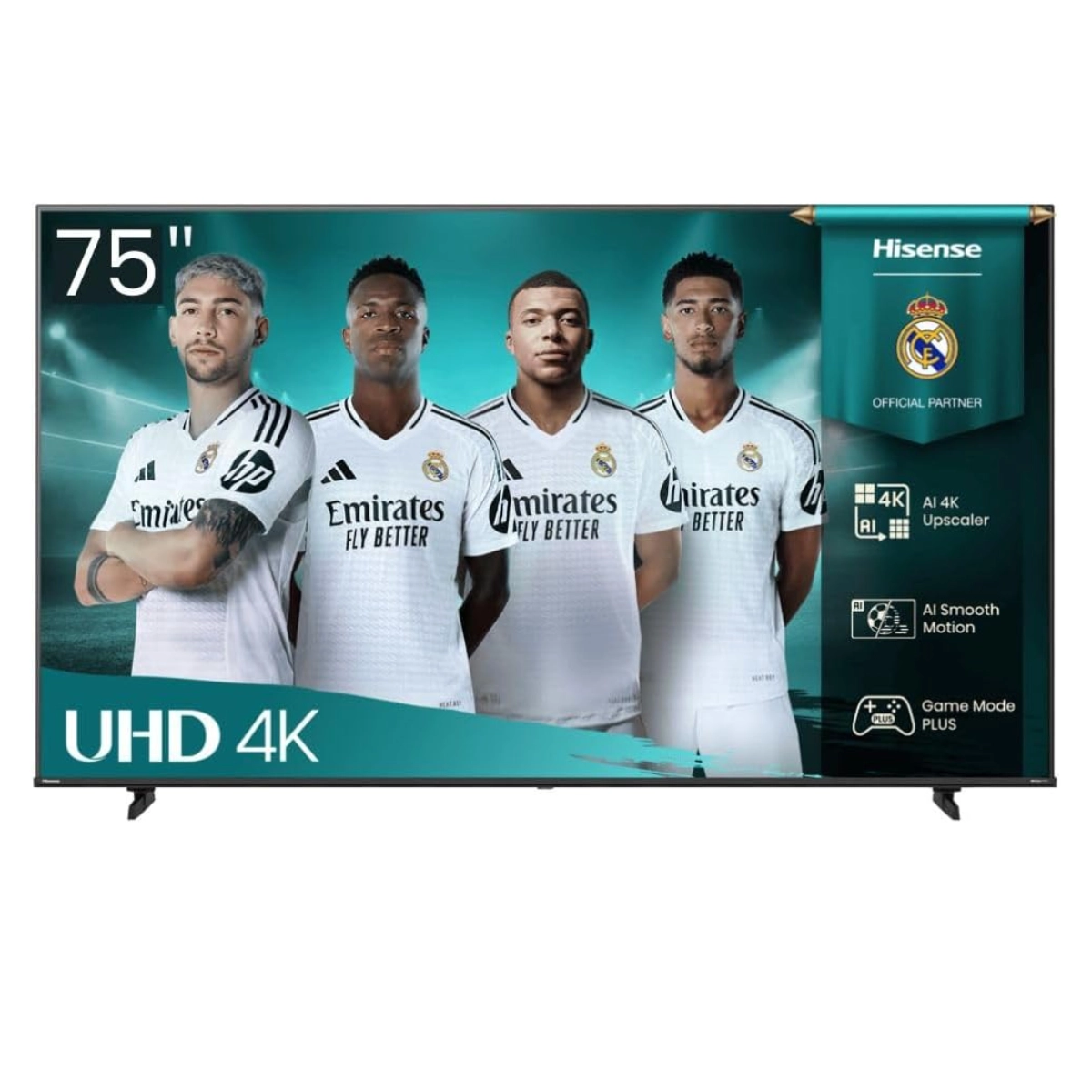 تلفزيون Hisense ذكي 75 بوصة LED 4K UHD موديل A61Q