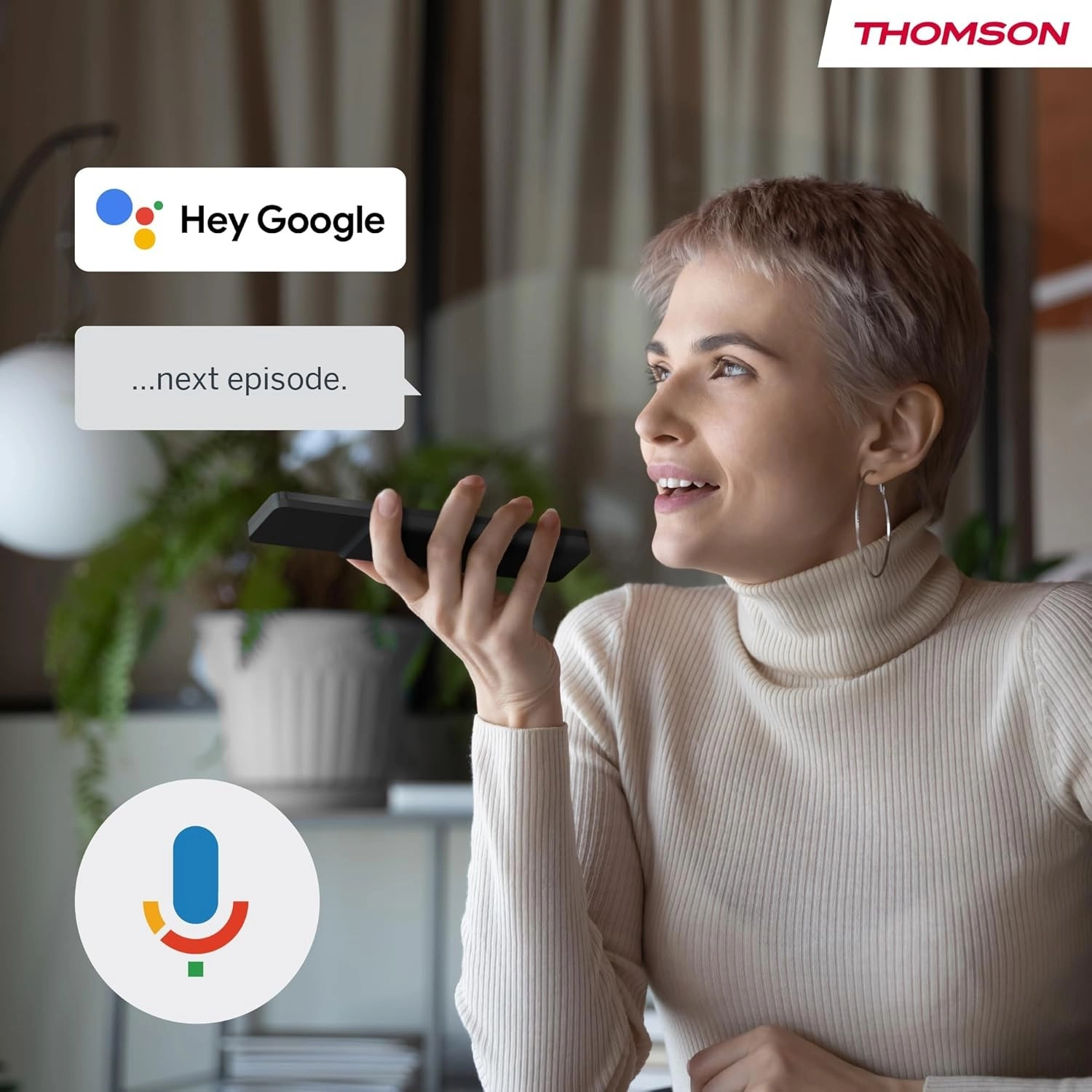 تلفزيون Thomson 75 بوصة UHD بقاعدة مركزية