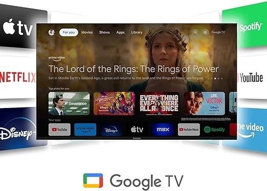 تلفزيون Thomson 75 بوصة UHD بقاعدة مركزية