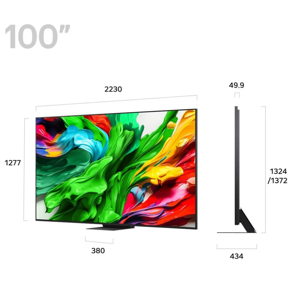 تلفزيون LG ذكي 100 بوصة QNED 4K موديل 100QNED86A6