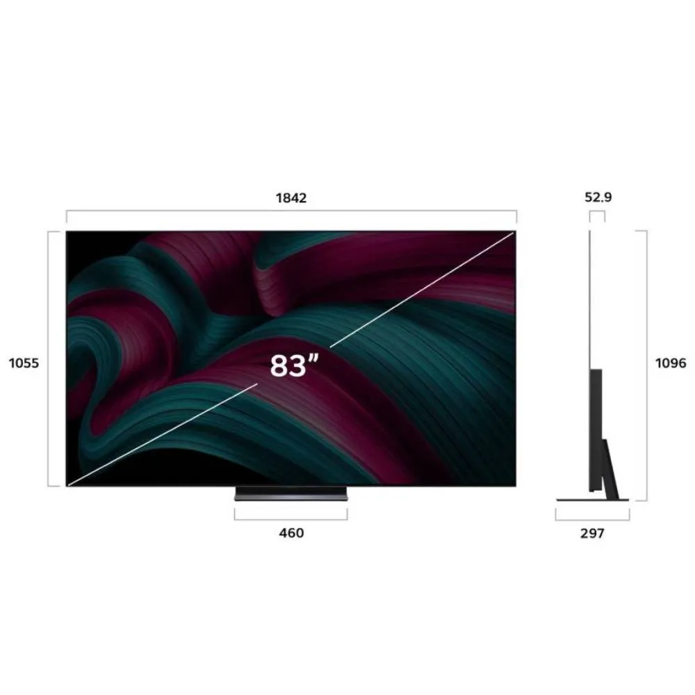 LG 83 inch OLED 4K Smart TV OLED83C5RLA