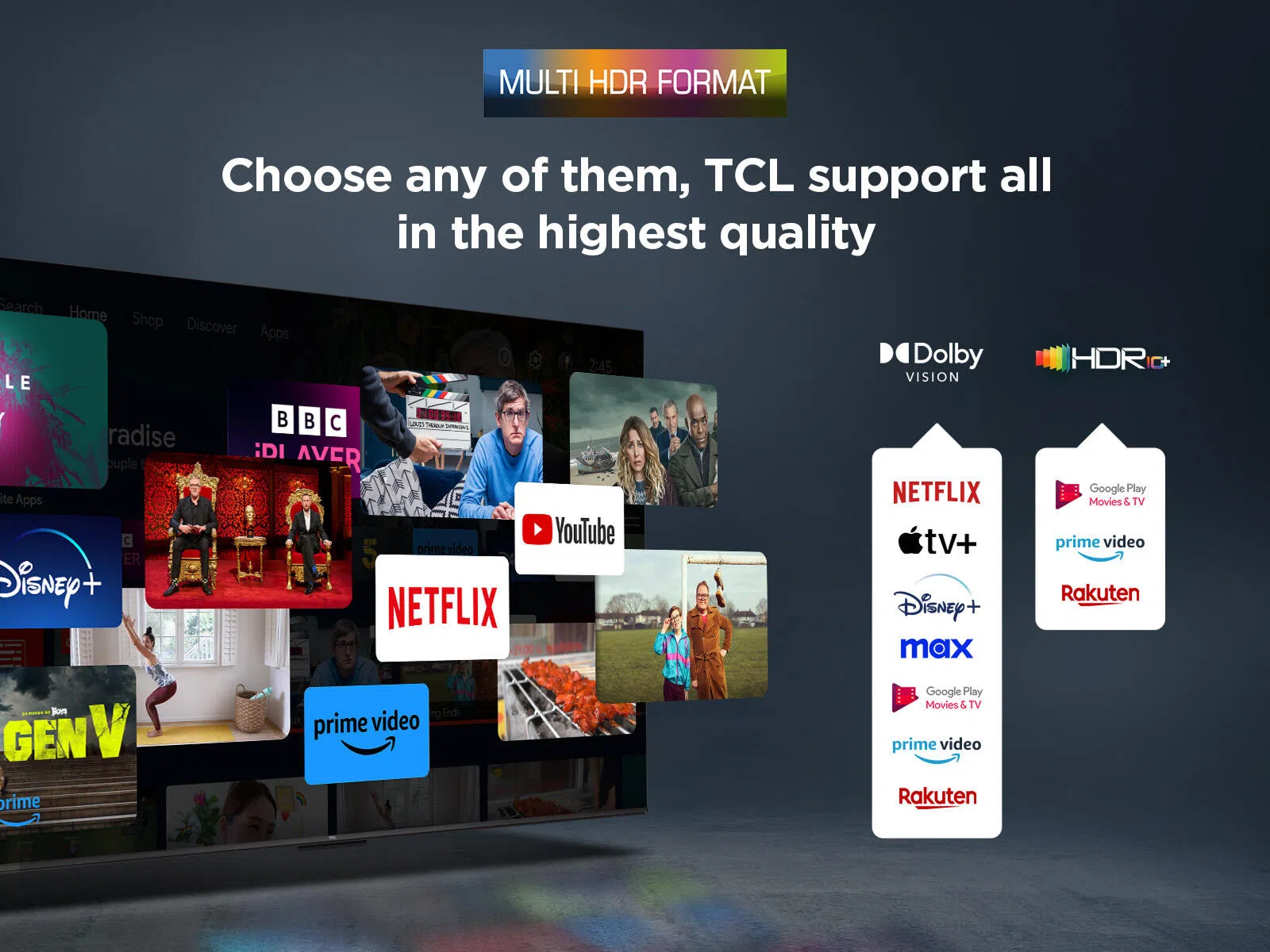 TCL 55 inch 4K UHD Google TV P6K