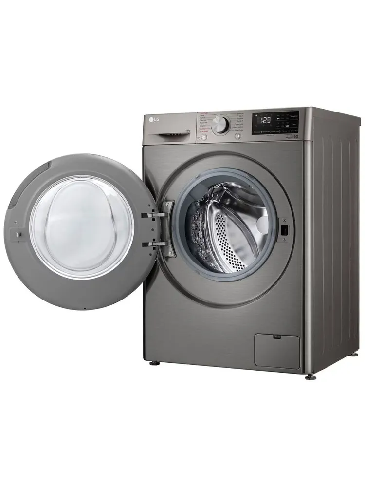 LG Washing Machine F4V3ES6S Platinum Silver