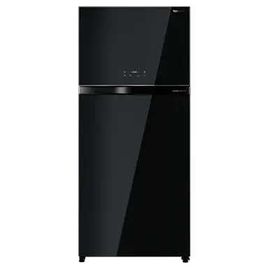 ثلاجة توشيبا بفريزر علوي 835 لتر رمادي داكن (GR-RT835WE-XK)