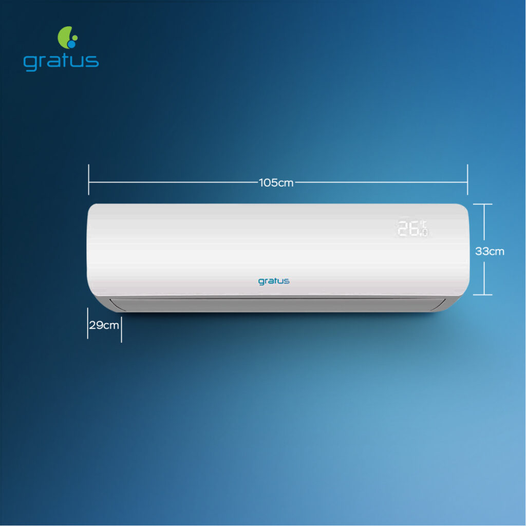 مكيف Gratus 24000 BTU R410a GSAC24TRS2