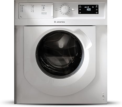 غسالة مع مجفف مدمجة Ariston 7/5 كجم 1200 دورة أبيض BIWDHL75128MEA