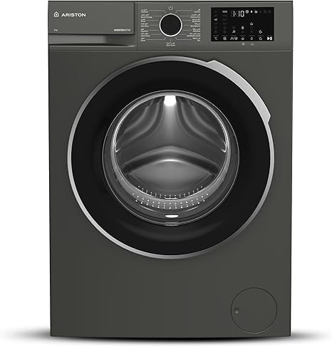 غسالة Ariston 8 كجم 1200 دورة أسود ARWF08122SMME