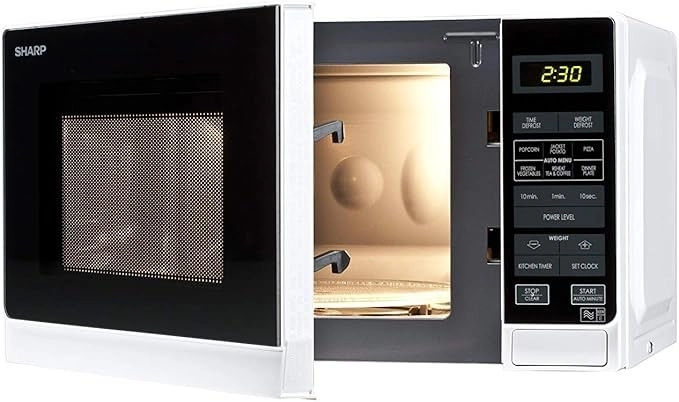 Sharp Microwave 20L Solo with Handle White