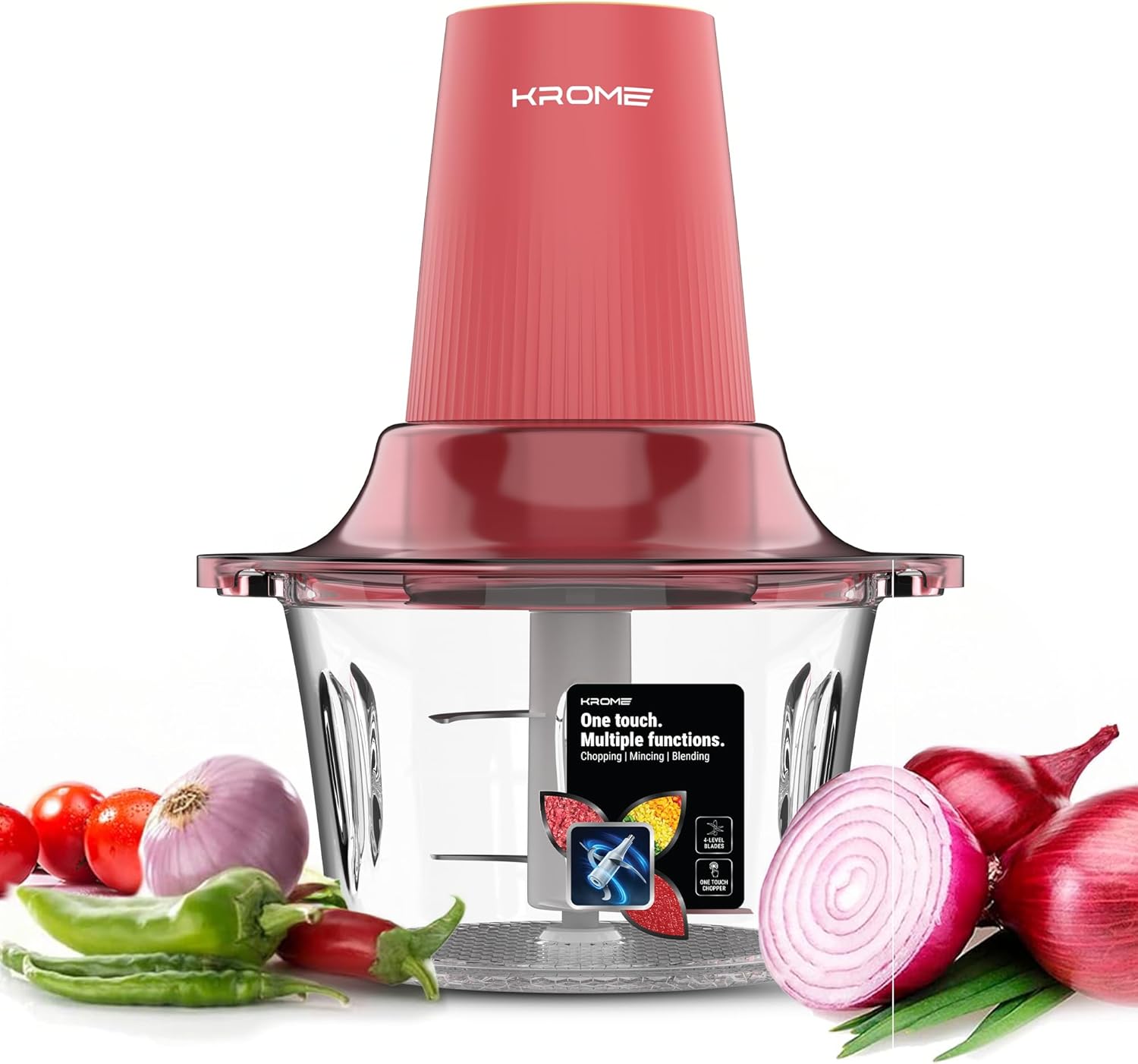 Krome Food Chopper 200W (KR-CH202B)