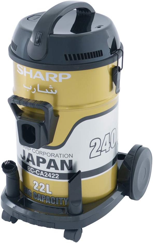 مكنسة Sharp 2400 واط بكيس HEPA لون أسود