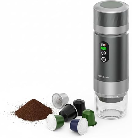 ماكينة قهوة محمولة Green Lion Campinas سعة 80ml