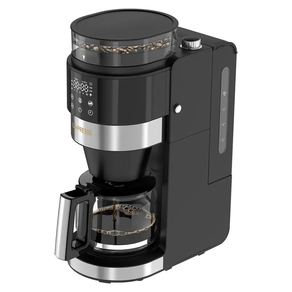 ماكينة تحضير قهوة LePresso مع مطحنة حبوب 1.35 لتر Digital Control (LPCFFM0043)