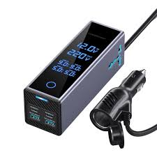 محول طاقة سيارة Powerology 2AC Socket