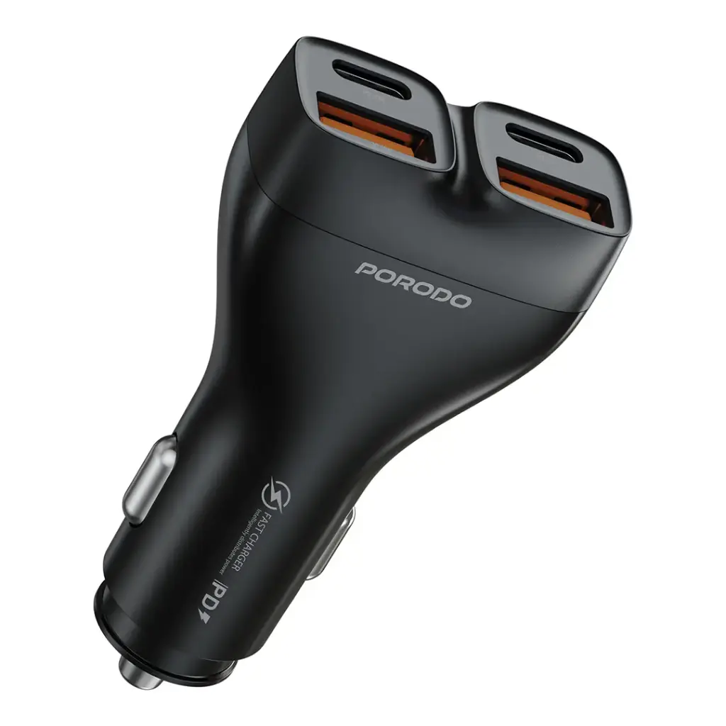 شاحن سيارة Porodo Dualpower 102W
