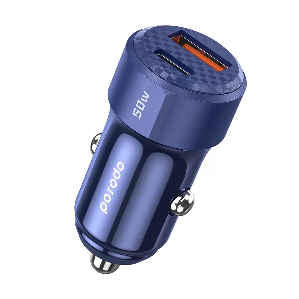 شاحن سيارة Porodo 50W Dual Output