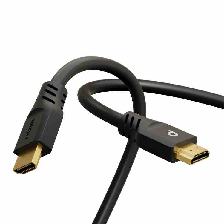 Porodo Blue 4K/60Hz HDMI Cable 2M Aluminum Gold Plated (PB-HD4K2M-BK)