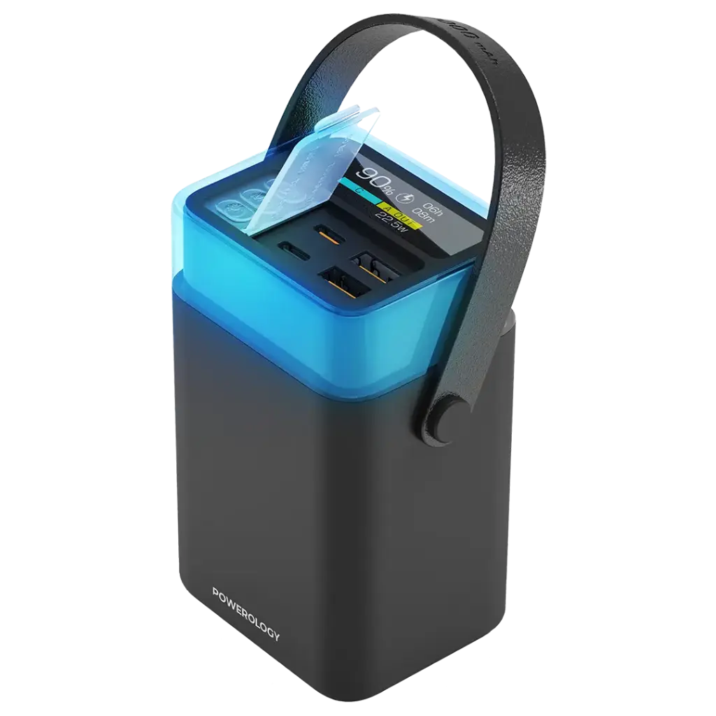 Powerology Halo Beam 40000mAh PD 65W Power Bank