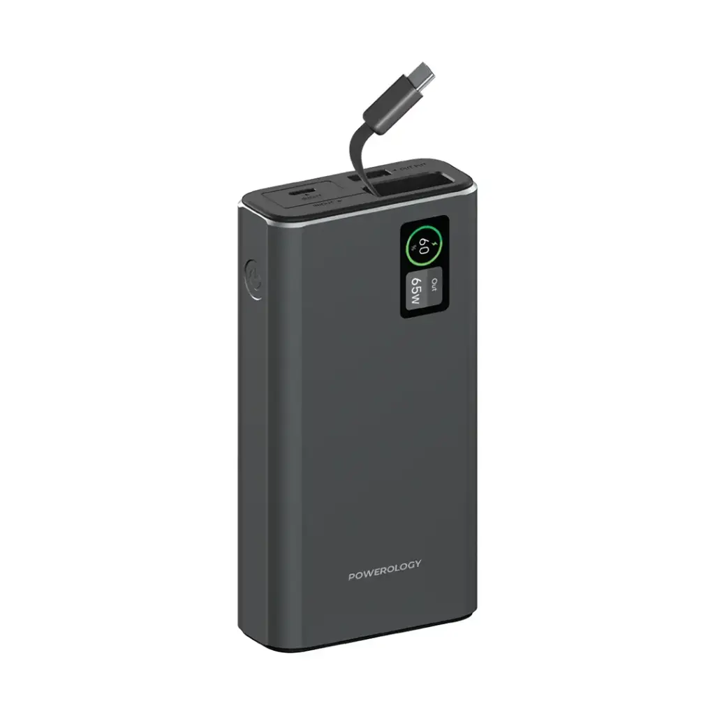 Powerology Aluminum 20000mAh Power Bank