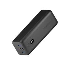 Powerology Onyx 30000mAh Dual USB-C Power Bank 4 Device Charging