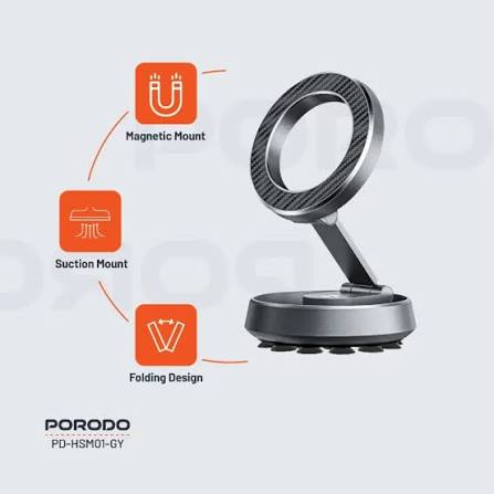 Porodo HS01 DUO حامل MagSafe وشفط