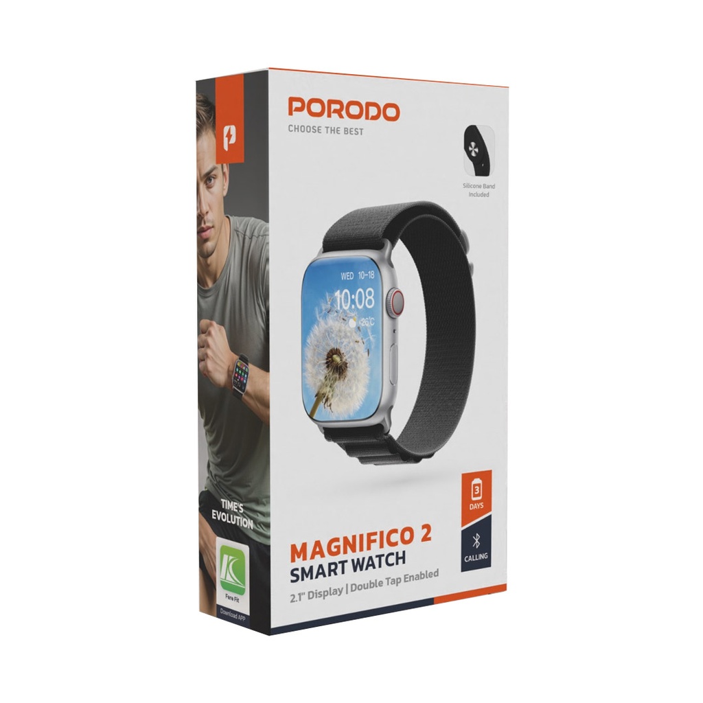 Porodo Magnifico 2 Smart Watch