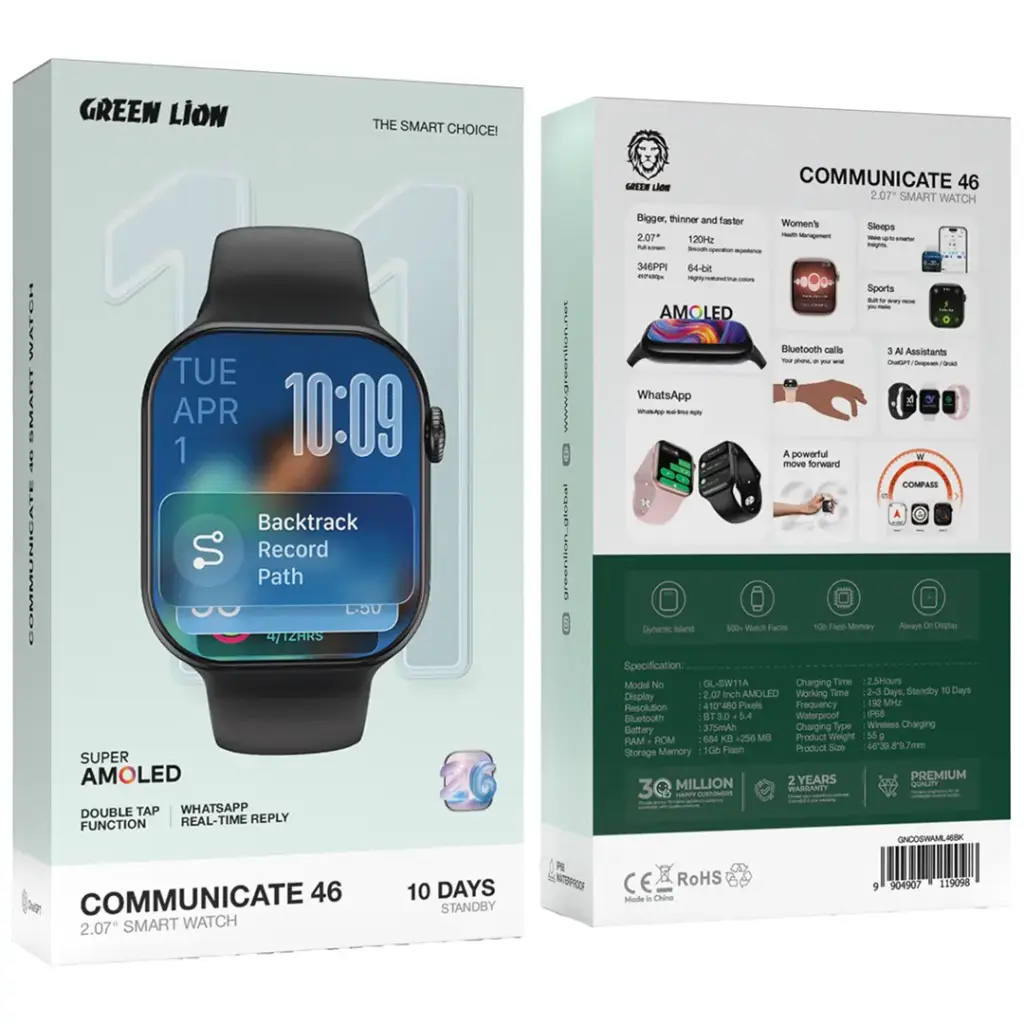 Green Lion Communicate 46 Smart Watch 46 mm