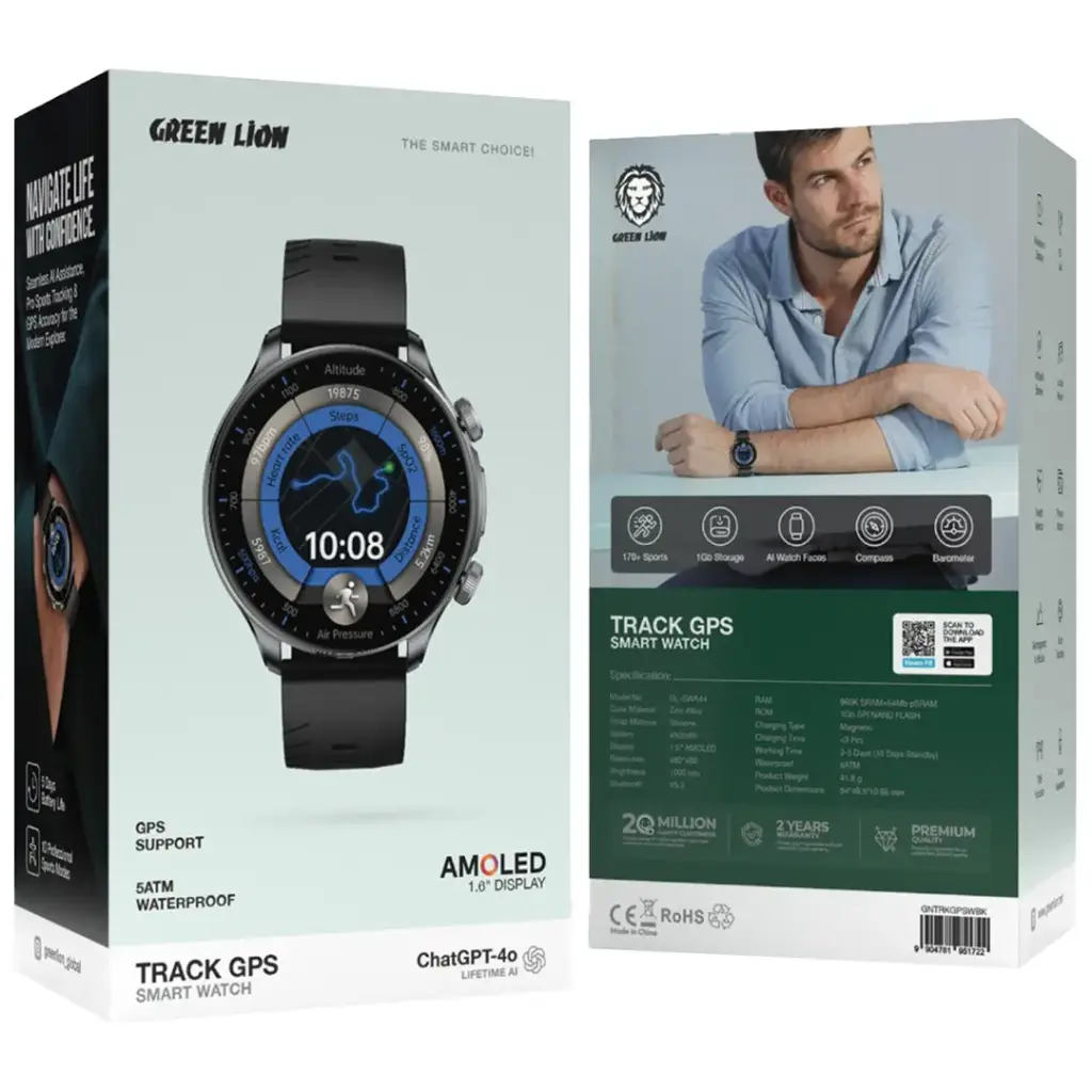 Green Lion Track GPS Smart Watch