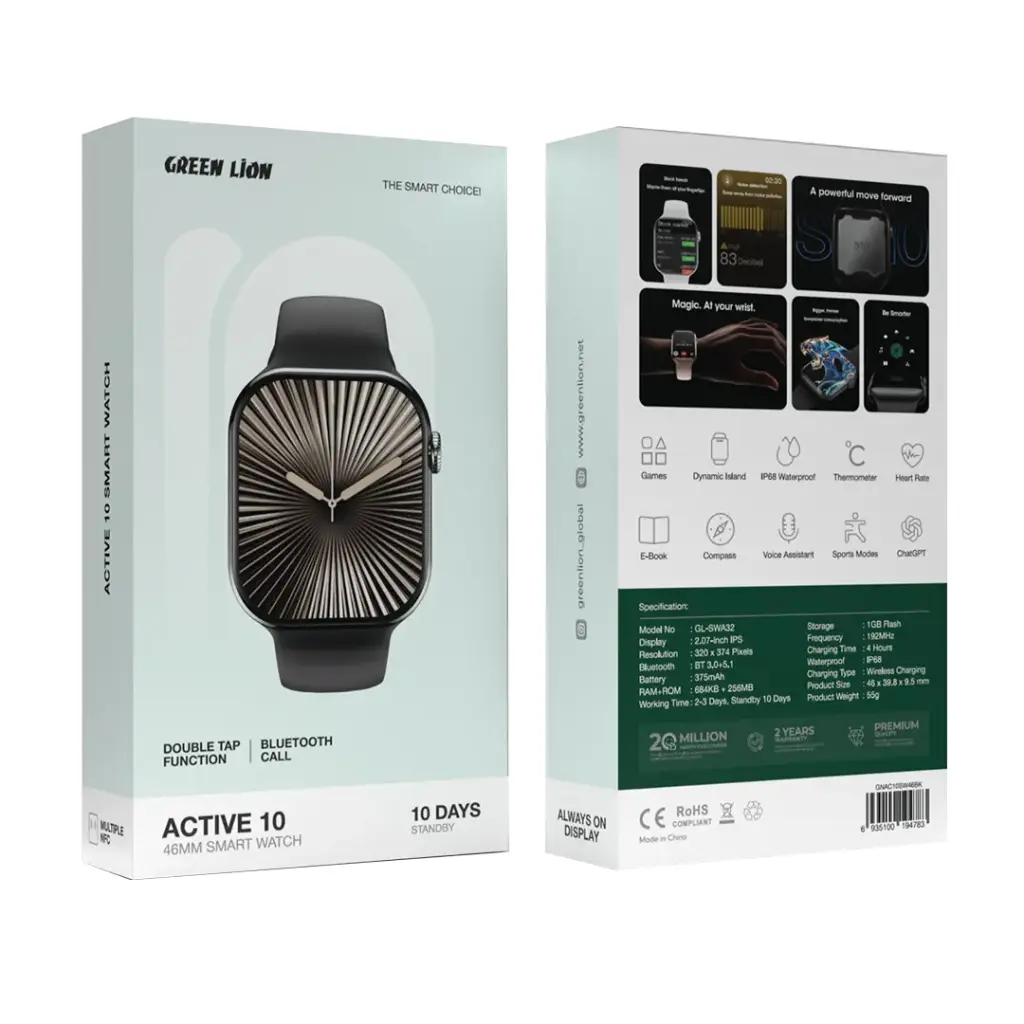 Green Lion Active 10 Smart Watch 46 mm