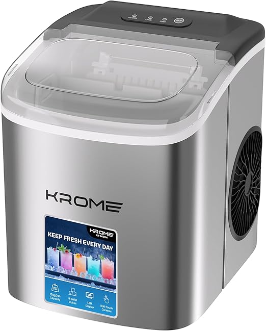 Krome Ice Maker 12Kg/Day (KR-IM12SH)