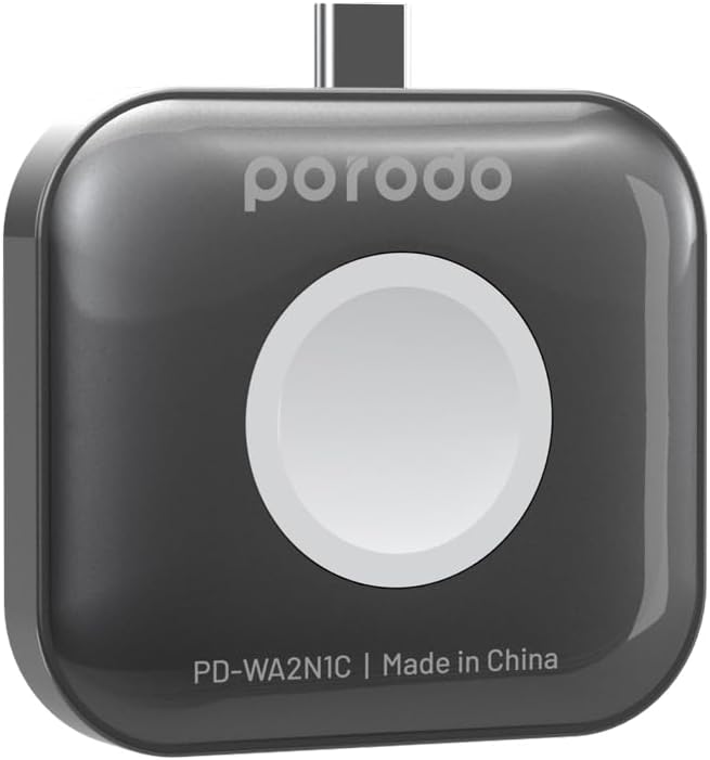Porodo Dual-Dock Wireless Charger for Watch & Earbuds