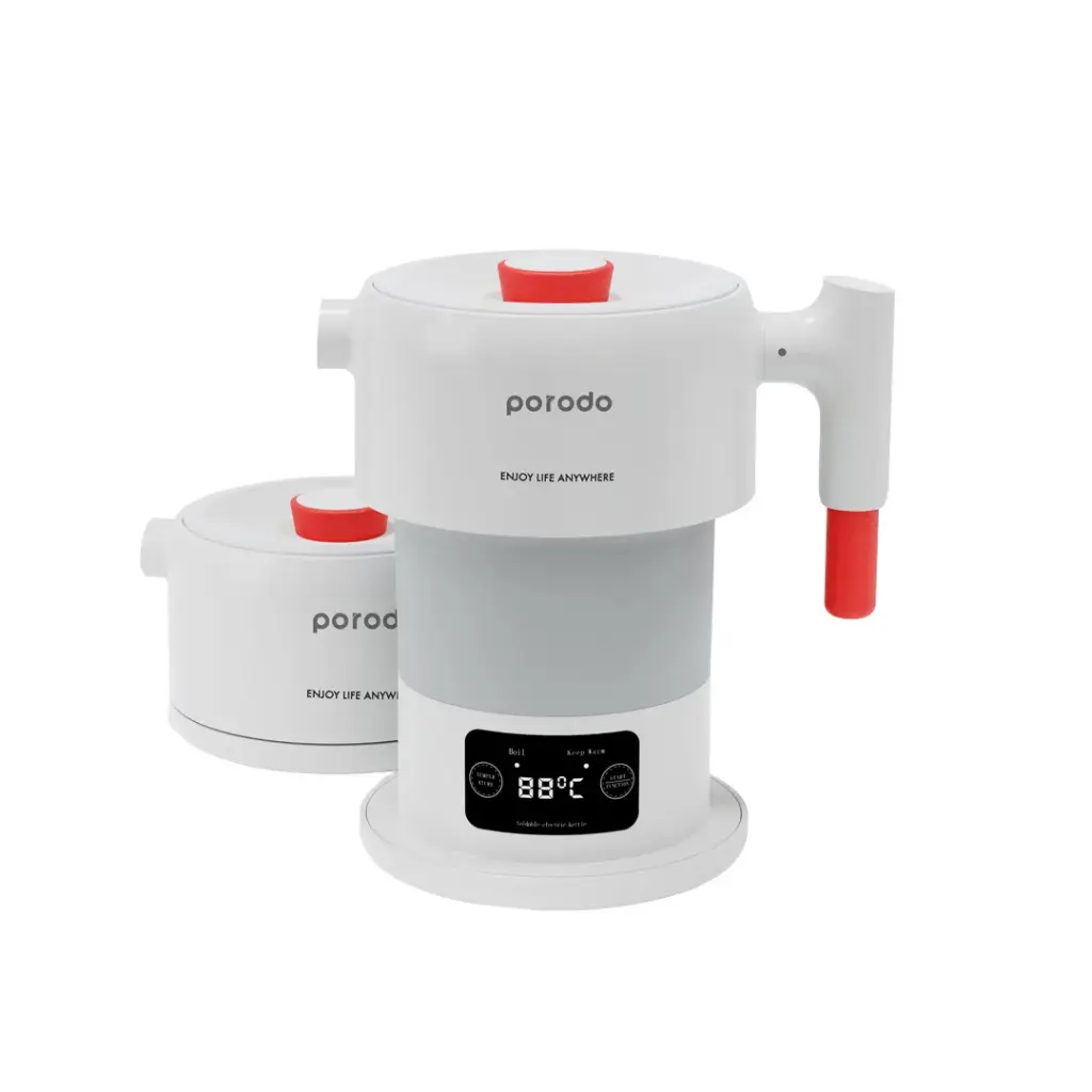 Porodo Lifestyle Portable Folding Electric Kettle Temperature Control