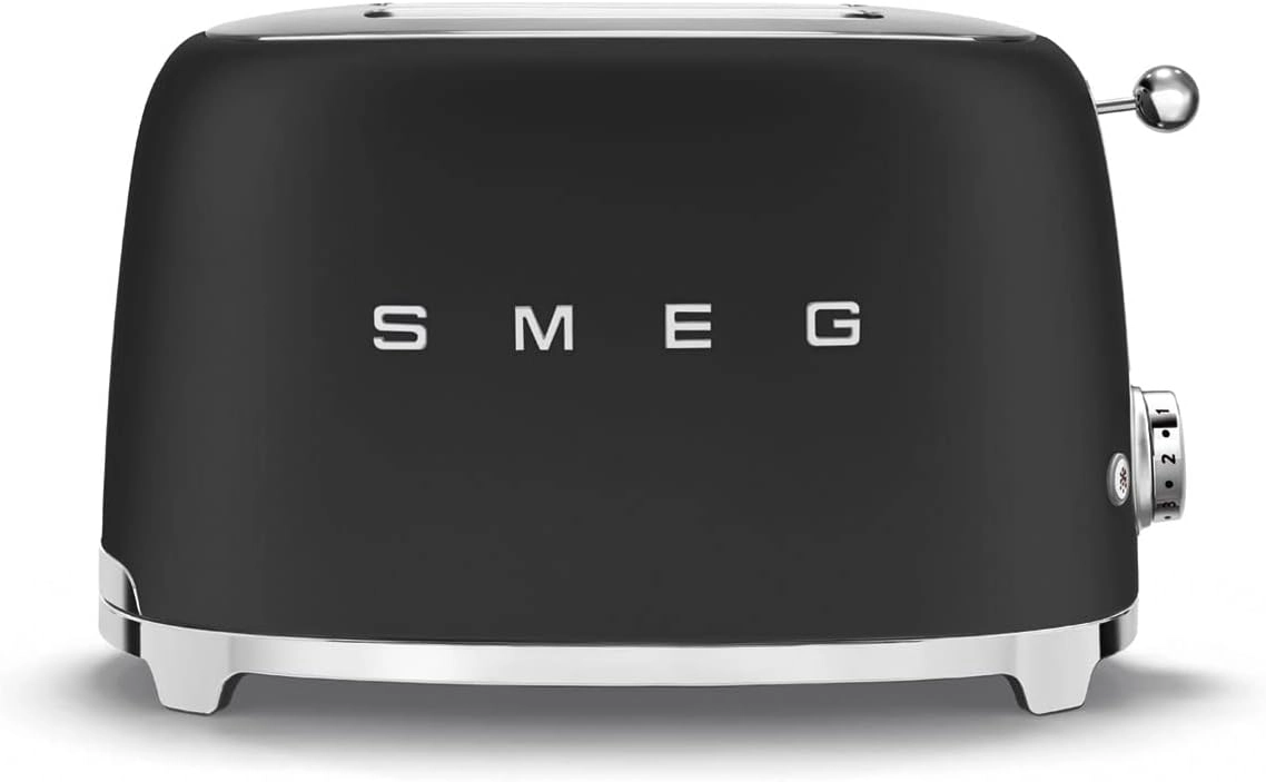 محمصة Smeg 3 شرائح Black MAT (TSF01BLMUK)