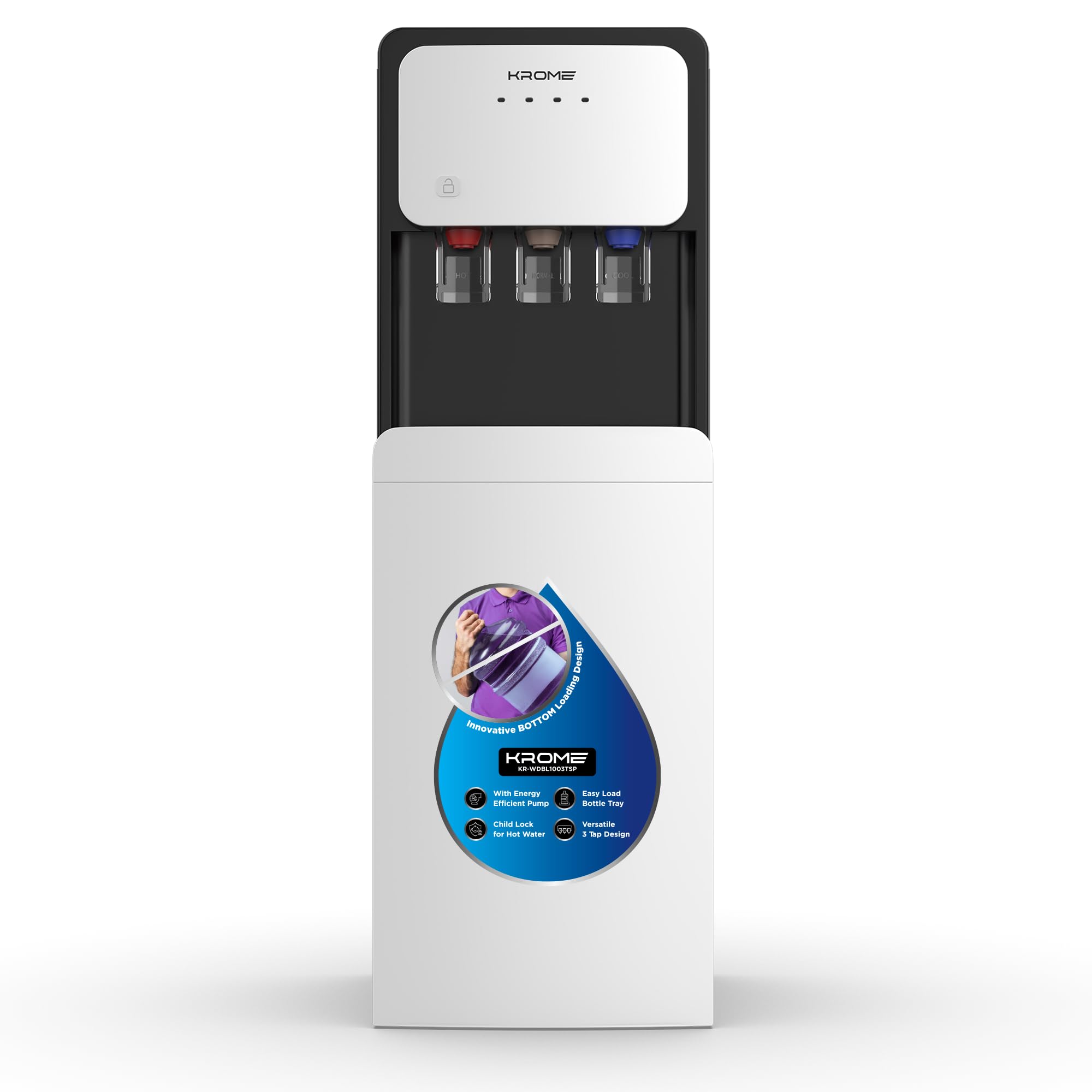 Krome Bottom Loading Water Dispenser KR-WDBL1003TSP
