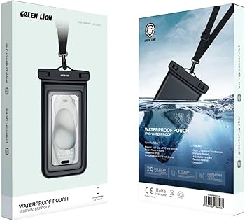 Green Lion حقيبة هاتف مقاومة للماء IPX8